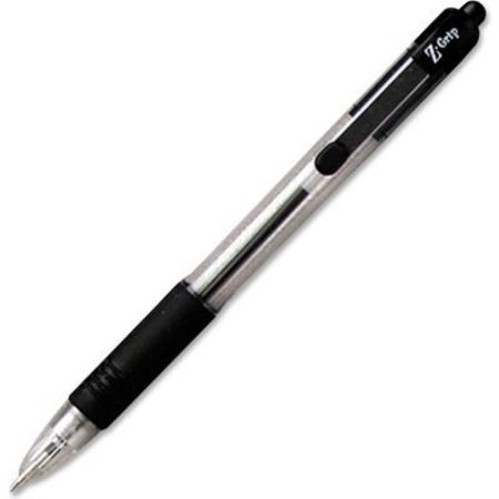 ZEBRA PEN Zebra Z-Grip Ballpoint Retractable Pen, 1.0mm, Black Ink, Dozen 22210